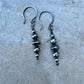 Navajo Pearl Dangle Earrings, Sterling Silver Drop Earrings, Navajo Pearl Earrings, Handmade Jewelry, Gift for Her