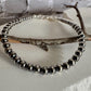 Sterling silver Navajo pearl bracelet / sterling silver beaded bracelet