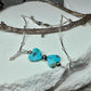 Turquoise heart and Navajo pearl ankle bracelet / ankle bracelet
