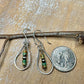 Turquoise and Navajo Pearl Earrings, Teardrop Dangle Style, Sterling Silver, Turquoise Earrings, Gift for Her
