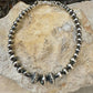 Navajo pearl bracelet / sterling silver beaded bracelet