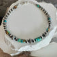 Navajo Pearl Bracelet with Kingman Blue Green Turquoise