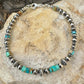 Navajo Pearl Bracelet with Kingman Blue Green Turquoise
