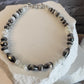 Navajo pearl bracelet with Mother of Pearl / sterling silver gemstone beaded bracelet