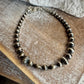 Navajo pearl bracelet / sterling silver beaded bracelet