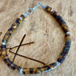 Tiger's eye sterling silver beaded / gemstone bracelet