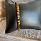 Tiger's eye sterling silver beaded / gemstone bracelet