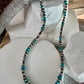 Navajo Pearl Kingman Turquoise Necklace, Authentic Native Made Sterling Necklace, Choker Necklace, Turquoise Jewelry, Southwestern Style