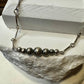 Navajo Pearl Ankle Bracelet, Bar Chain Anklet, Southwestern Style, Ankle Jewelry, Handmade Anklet