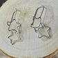 Handmade Seamless Star Sterling Silver Earrings, Custom Star Earrings, Celestial Jewelry, Gift for Her