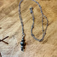 Navajo Pearls Pendant Charm, Sterling Silver Satellite Chain, Navajo Necklace, Authentic Native American Jewelry, Gift For Her