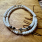 White Turquoise Navajo Pearl Double Wrap Bracelet, Sterling Silver Bracelet, Southwest Jewelry, Western Jewelry, Layered Bracelet