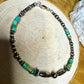 Navajo Pearl Turquoise Anklet, Sterling Silver Anklet, Boho Anklet, Southwest Jewelry, Summer Jewelry