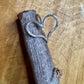 Sterling Silver Heart Ring, Thumb Ring, Sideways Heart Ring, Homemade Ring, Minimal Style, Statement Ring