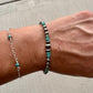 Sterling Silver Navajo Pearl & Turquoise Bracelet – Southwest Bohemian Jewelry