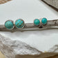 Kingman Turquoise Stud Earrings, Sterling Silver Posts, Minimalist Jewelry, Dainty 4mm or 6mm Earrings, Gift Idea