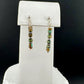 Navajo Pearls Earrings with Turquoise Gemstone, Drop Post Southwestern Style Earrings