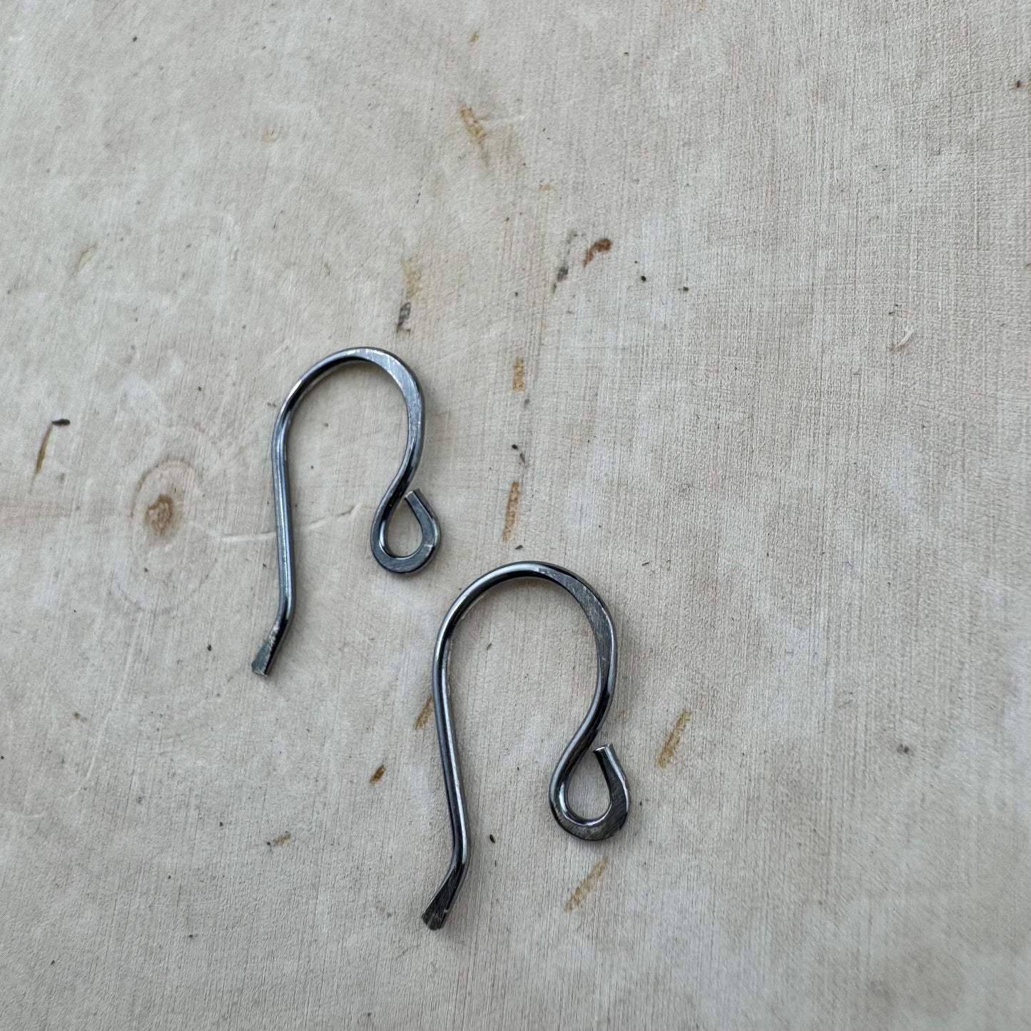 Sophie: 18 Gauge French Hook Sterling Silver Ear Wires, Shiny or Oxidized Finish - Jewelry Supply, 3/4-inch Drop