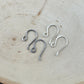 Sophie: 18 Gauge French Hook Sterling Silver Ear Wires, Shiny or Oxidized Finish - Jewelry Supply, 3/4-inch Drop