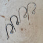 Legacy 20 Gauge French Sterling Silver Ear Wires, Handmade 20g Hooks, Shiny or Oxidized, Jewelry Supplies, 1 inch Drop