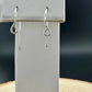 Sadie1 20 Gauge Side Hook Sterling Silver Ear Wires - Shiny or Oxidized Finish - Handmade Jewelry Making Supplies, 1 inch Drop