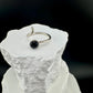 Sterling Silver Open Serrated Bezel Swist Black Onyx Gemstone Ring, Handmade Adjustable Accent Ring, Onyx Jewelry