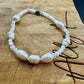 Elegant Mother of Pearl Gemstone Stretch Bracelet