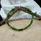 Stretch Russian Jade Bracelet, Stretch Beaded Bracelet, Natural Gemstone Jewelry, Handmade Bracelet