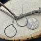 Sterling Silver Earrings, Handcrafted Smooth or Rope Design, Teardrop Sterling Silver Earrings