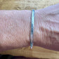 Hammered Sterling Silver Cuff Bracelet: Textured Handmade Jewelry