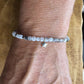 Rainbow Moonstone Bracelet, Sterling Silver Beaded Bracelet, Gemstone Bracelet, Moonstone Jewelry