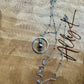 Sterling Silver Satellite Chain Necklace with Navajo Pearls Pendant