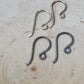 Sophie1 18 Gauge French Hook Sterling Silver Ear Wires, Shiny or Oxidized Finish - Jewelry Supply, 1 inch Drop