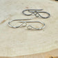 20 Gauge Handmade Sterling Silver Ear Wires – Side Hook, 1-Inch Drop