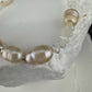 Elegant Mother of Pearl Gemstone Stretch Bracelet