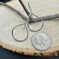 Sterling Silver Earrings, Handcrafted Smooth or Rope Design, Teardrop Sterling Silver Earrings
