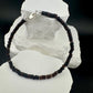 Sterling Silver Coconut Wood Ankle Bracelet, Beach Anklet, Dainty Boho Anklet