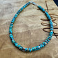 Turquoise Sterling Silver Anklet, Evil Eye Beaded Bracelet, Sterling Jewelry, Gemstone Ankle Bracelet, Turquoise Jewelry