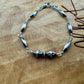 Navajo Pearl Wire Wrapped Bracelet, Sterling Silver Beaded Bracelet, Southwestern Jewelry, Handmade Bracelet