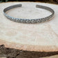 Sterling Silver Floral Bracelet, Nature Inspired Jewelry, Flower Cuff Bracelet