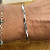 Elegant Twisted Wire Cuff Bracelet - Handmade Sterling Silver Bracelet