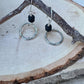 Modern Artisan Onyx Sterling Silver Earrings - Handmade Gemstone Jewelry