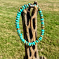 Kingman Turquoise Gemstone Stretch Bracelet – Handmade Natural Jewelry