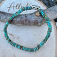 Natural Turquoise Gemstone Stretch Bracelet - Unique Handmade Jewelry