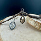 Sterling Silver Tribal Stamped Oval Earrings