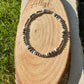 Native American Inspired White Turquoise Stretch Bracelet - Handmade Jewelry