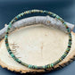Boho African Turquoise Choker - Stylish Unique Memory Wire Design Necklace