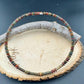 Picasso Red Creek Jasper Choker Necklace - Elegant Memory Wire Design