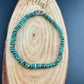 Natural Turquoise Gemstone Stretch Bracelet - Unique Handmade Jewelry