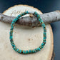 Natural Turquoise Gemstone Stretch Bracelet - Unique Handmade Jewelry